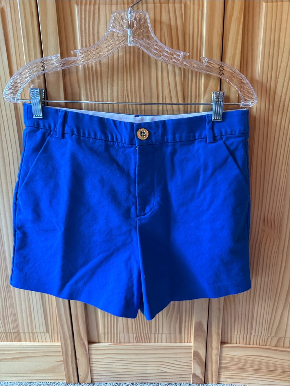 Lilly Pulitzer Cobalt Blue Tailored Chino Shorts
